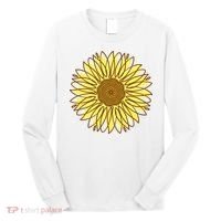 Sunflower Drawing Nature Long Sleeve Shirt thumb 0