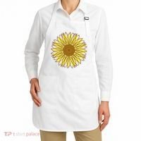 Sunflower Drawing Nature Apron thumb 2