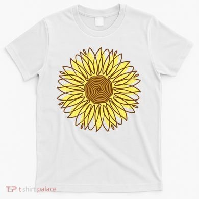 Sunflower Drawing Nature T-Shirt