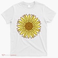 Sunflower Drawing Nature T-Shirt thumb 0