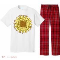 Sunflower Drawing Nature Pajama Set thumb 0