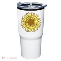 Sunflower Drawing Nature Tumbler thumb 0