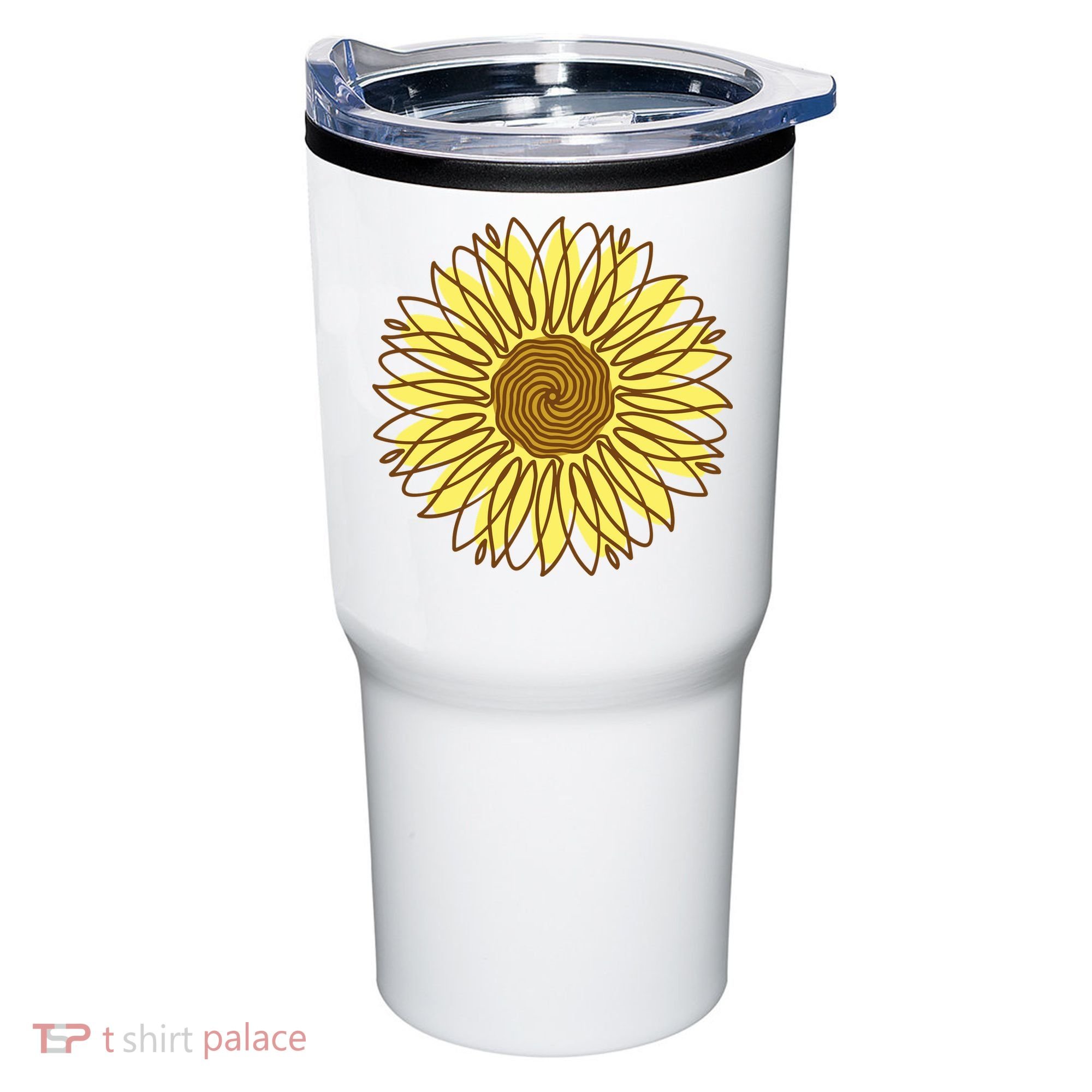 Sunflower Drawing Nature Tumbler