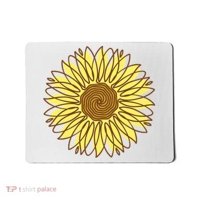 Sunflower Drawing Nature Mousepad