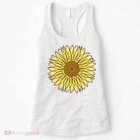 Sunflower Drawing Nature Women's Tank Top thumb 0