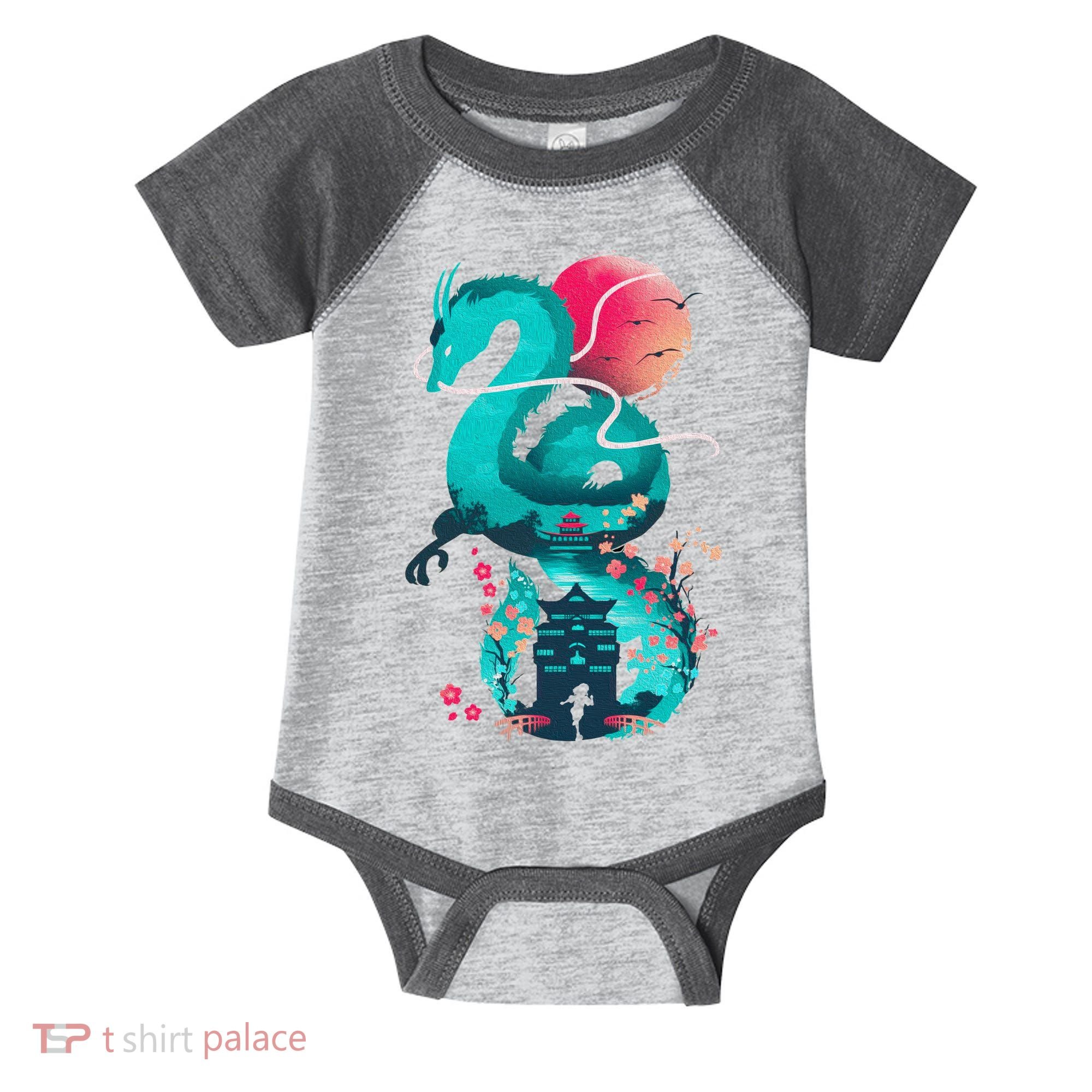 Spirit Dragon Of The River Infant Baby Jersey Bodysuit