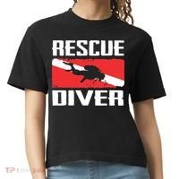 Scuba Diving Ocean Diver Rescue Diver Comfort Colors Boxy T-Shirt thumb 0