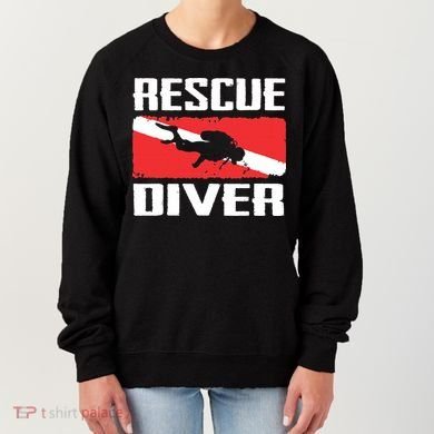 Scuba Diving Ocean Diver Rescue Diver Women's Sweatshirt