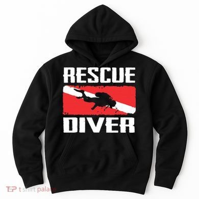 Scuba Diving Ocean Diver Rescue Diver Hoodie