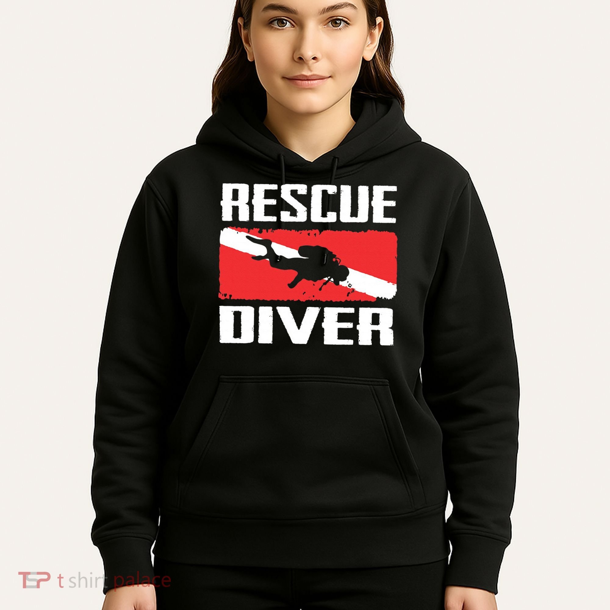Scuba Diving Ocean Diver Rescue Diver Hoodie
