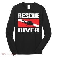 Scuba Diving Ocean Diver Rescue Diver Long Sleeve Shirt thumb 0
