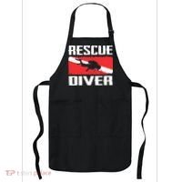 Scuba Diving Ocean Diver Rescue Diver Apron thumb 0