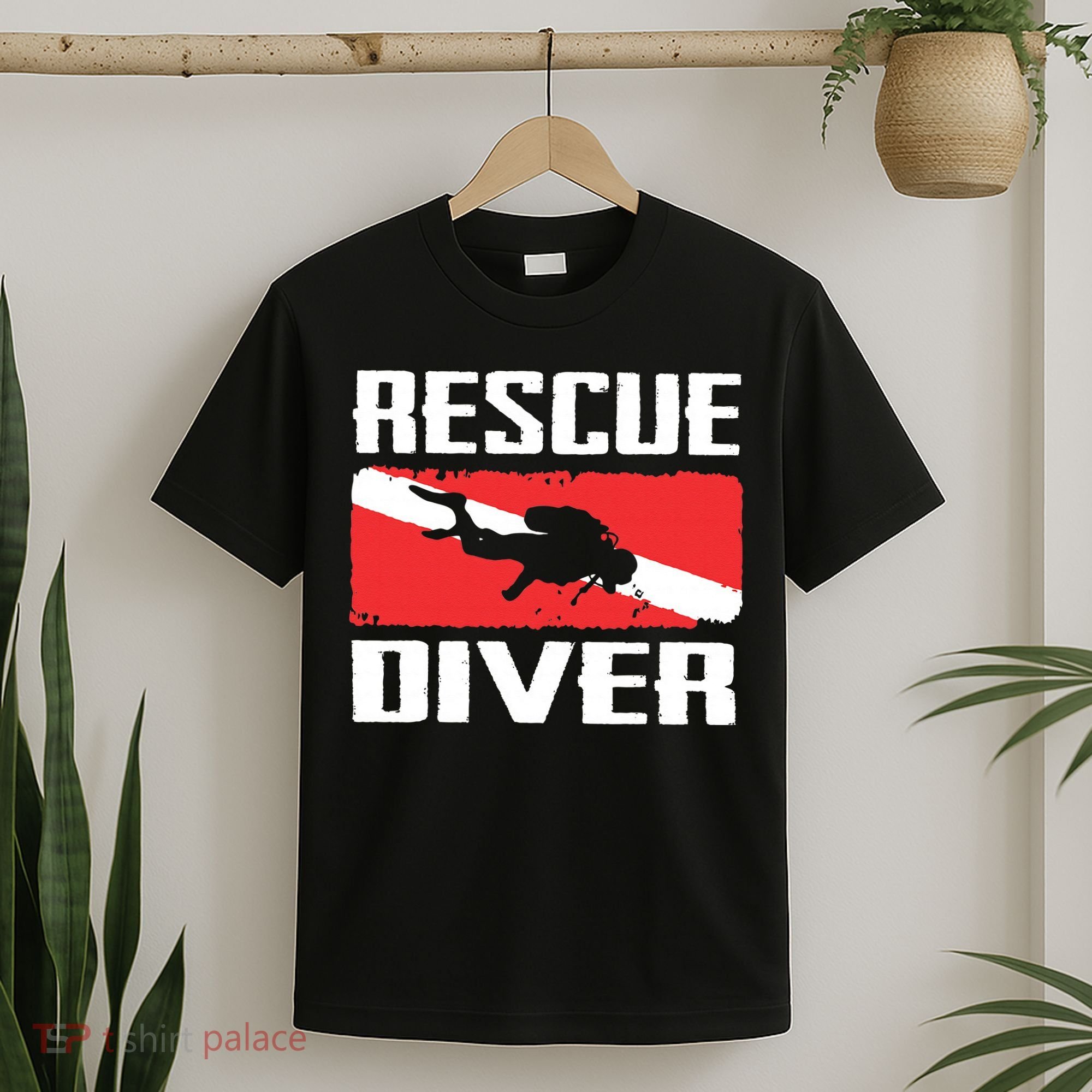 Scuba Diving Ocean Diver Rescue Diver T-Shirt