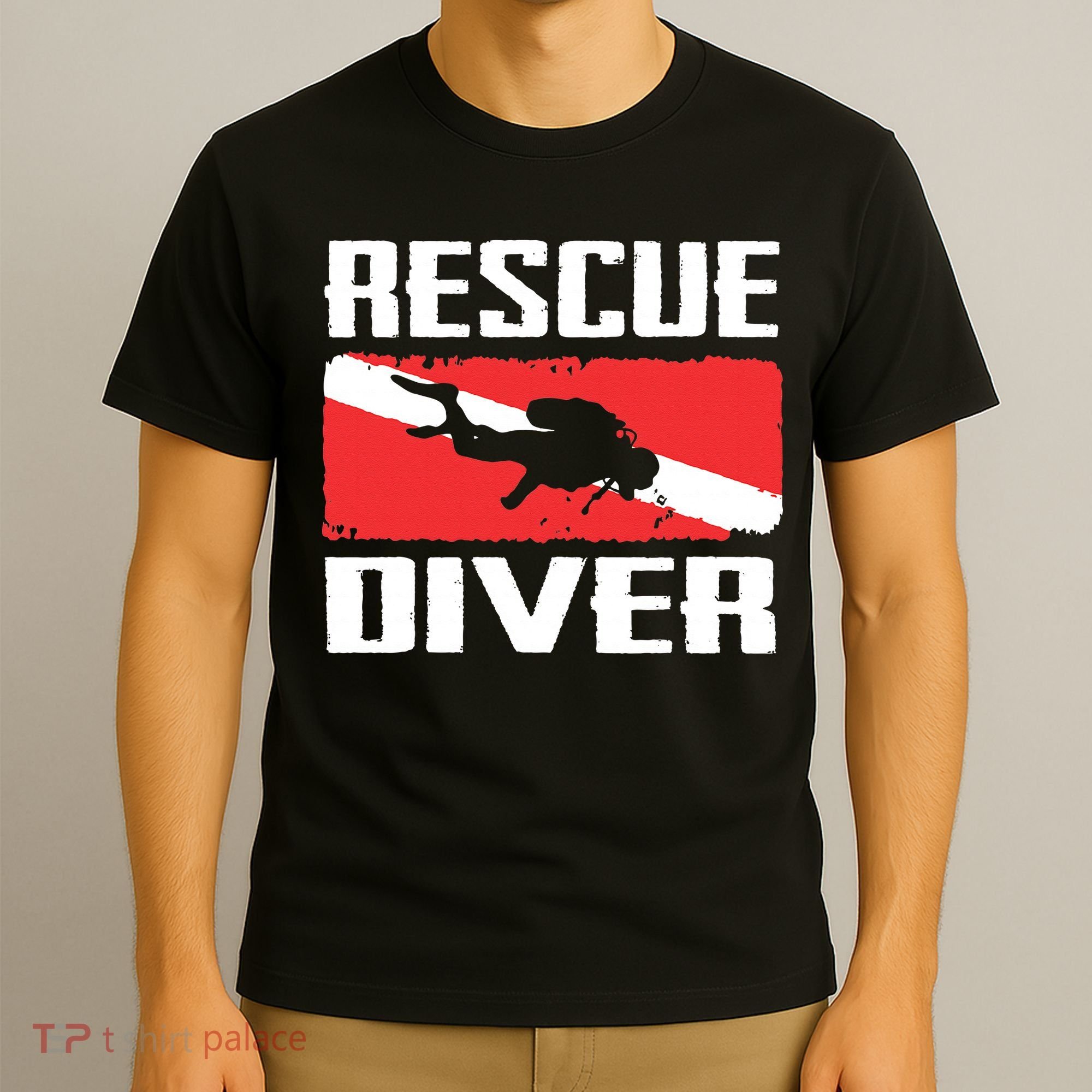 Scuba Diving Ocean Diver Rescue Diver T-Shirt