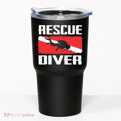 Scuba Diving Ocean Diver Rescue Diver Tumbler