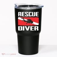 Scuba Diving Ocean Diver Rescue Diver Tumbler thumb 0