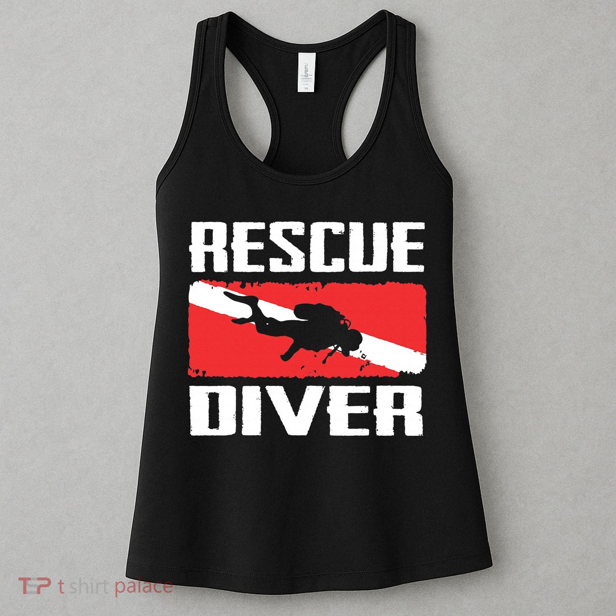 Scuba Diving Ocean Diver Rescue Diver Women's Tank Top