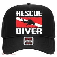 Scuba Diving Ocean Diver Rescue Diver Hat thumb 0