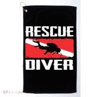 Scuba Diving Ocean Diver Rescue Diver Golf Towel thumb 0