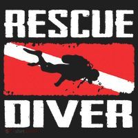 Scuba Diving Ocean Diver Rescue Diver Golf Towel thumb 3