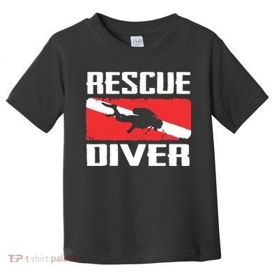 Scuba Diving Ocean Diver Rescue Diver Toddler T-Shirt