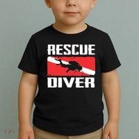 Scuba Diving Ocean Diver Rescue Diver Toddler T-Shirt thumb 2