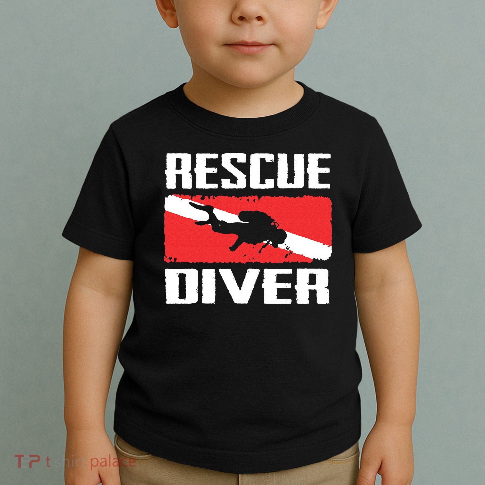 Scuba Diving Ocean Diver Rescue Diver Toddler T-Shirt