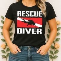 Scuba Diving Ocean Diver Rescue Diver Women's T-Shirt thumb 2