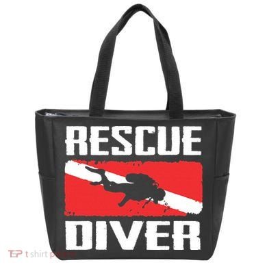 Scuba Diving Ocean Diver Rescue Diver Tote Bag
