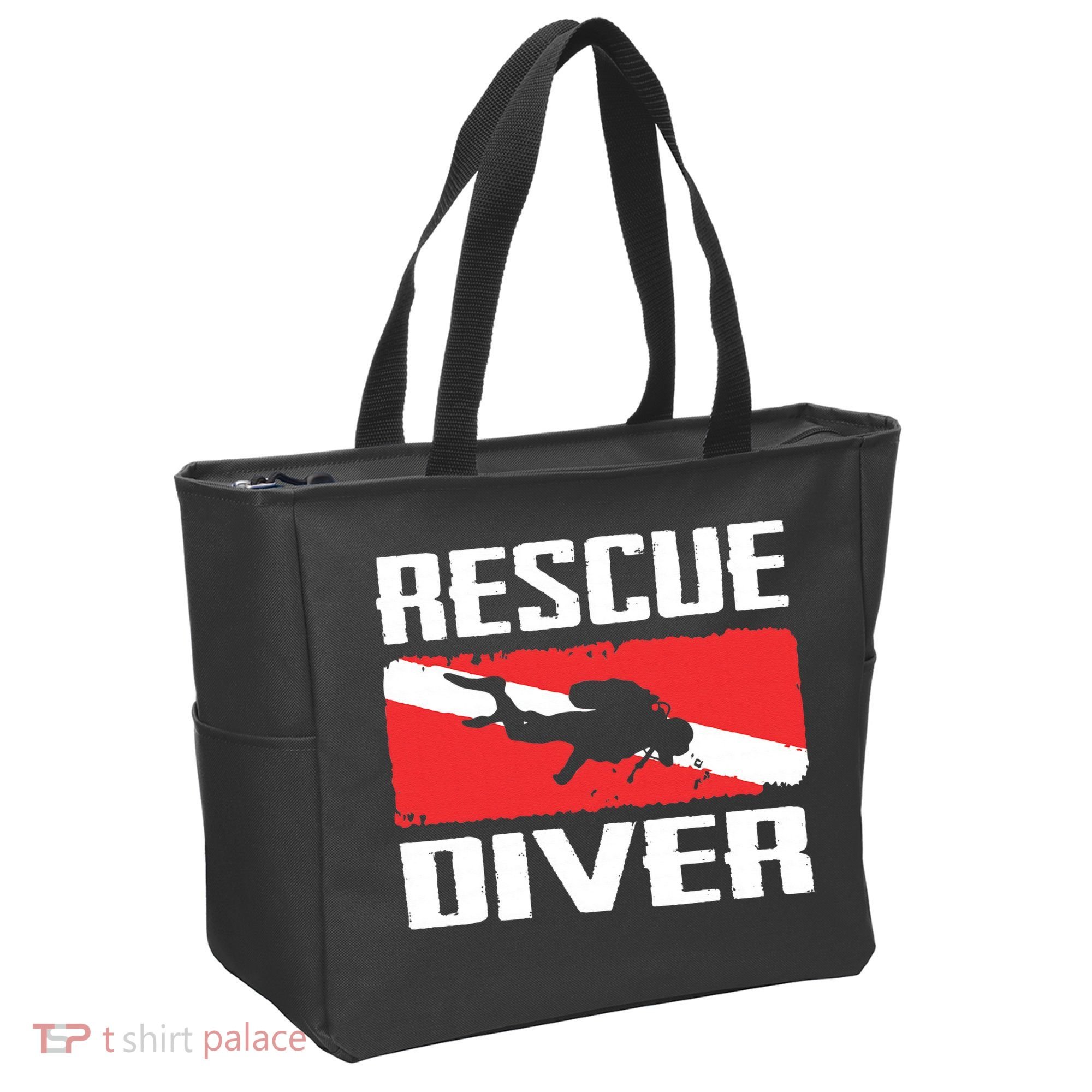 Scuba Diving Ocean Diver Rescue Diver Tote Bag