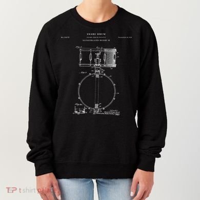Snare Drum Patent - Drum  Women's Sweatshirt