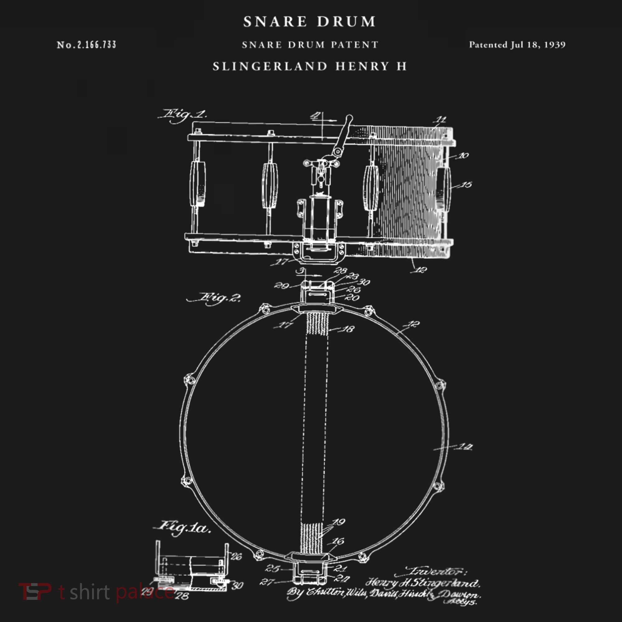 Snare Drum Patent - Drum  Doggie Tank