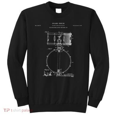 Snare Drum Patent - Drum  Sweatshirt