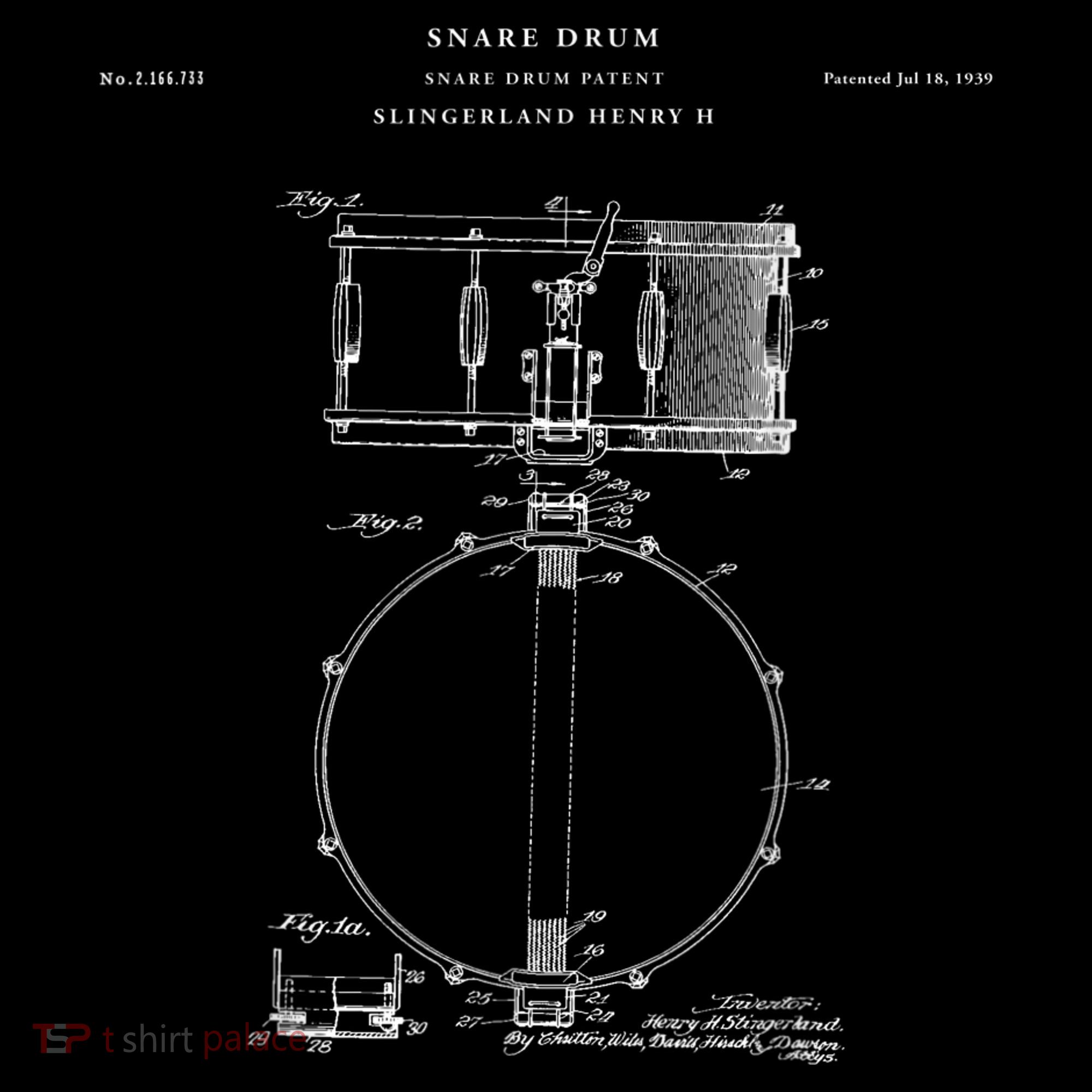 Snare Drum Patent - Drum  Women's Hoodie