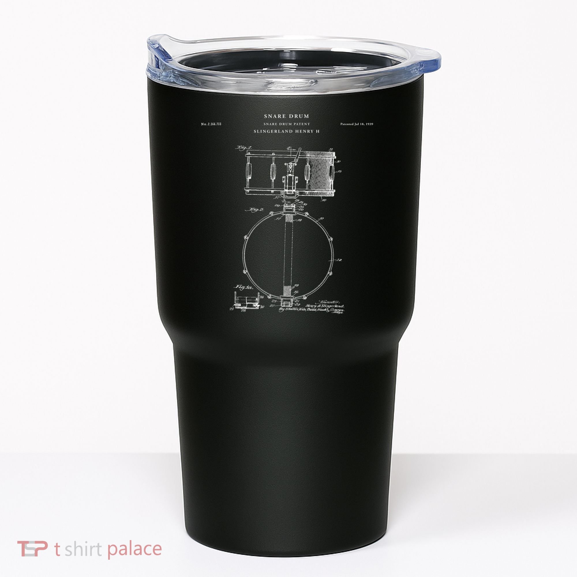 Snare Drum Patent - Drum  Tumbler