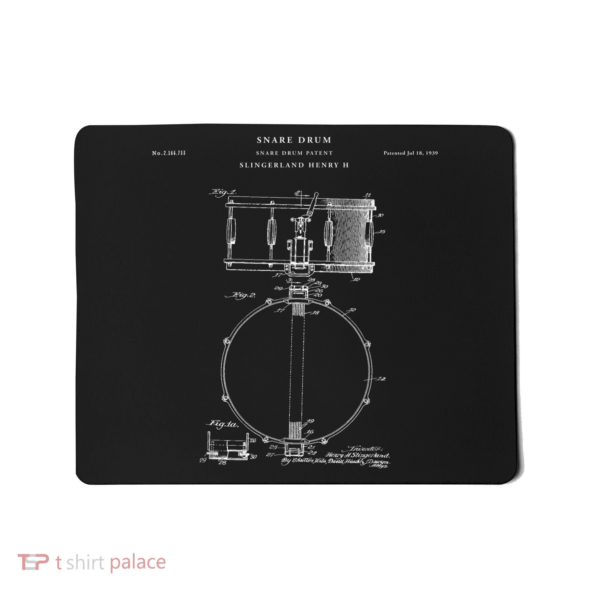 Snare Drum Patent - Drum  Mousepad