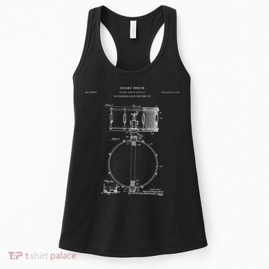 Snare Drum Patent - Drum  Women's Tank Top