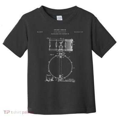 Snare Drum Patent - Drum  Toddler T-Shirt