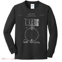 Snare Drum Patent - Drum  Kids Long Sleeve Shirt thumb 0