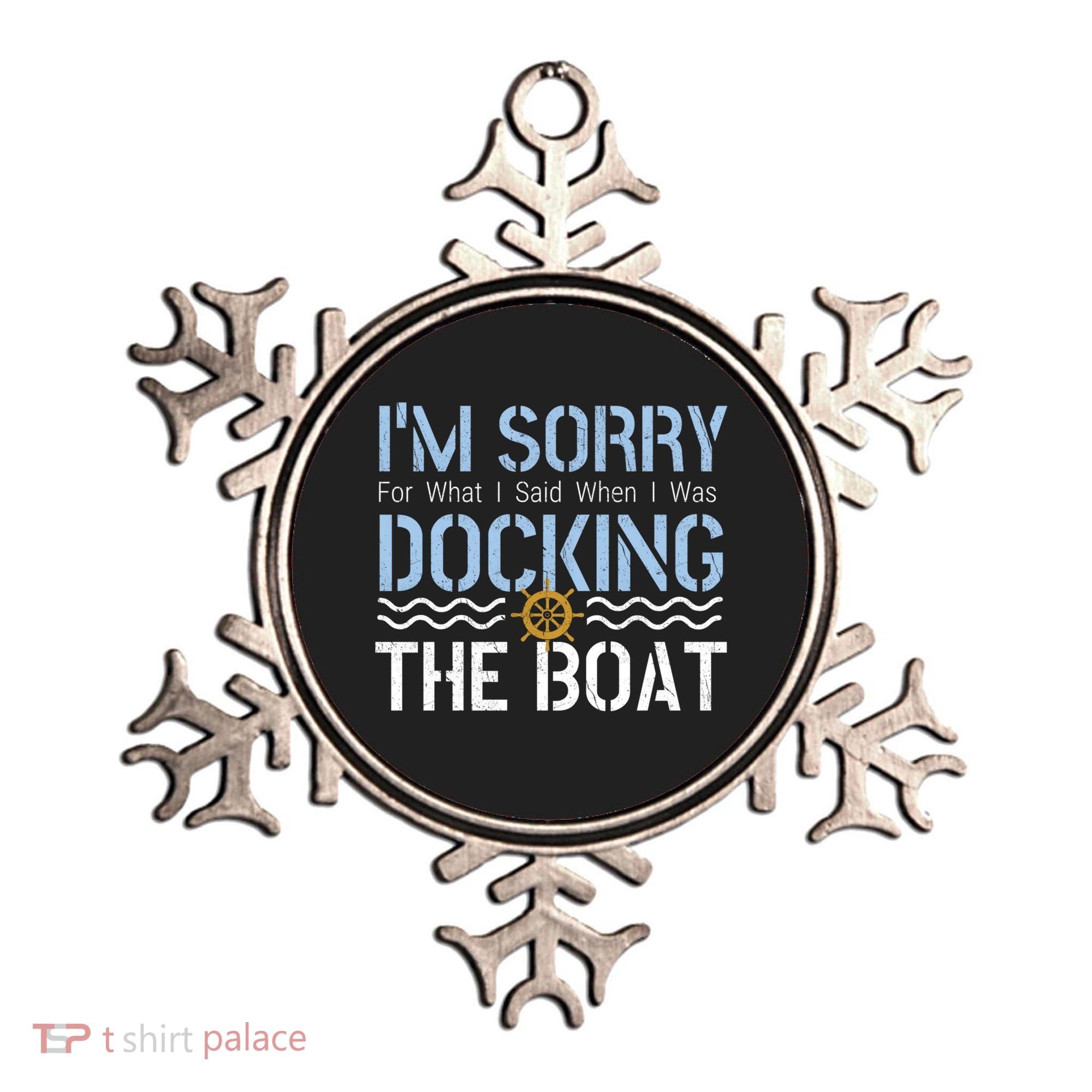 Sorry Docking Pontoon Captain Boat Pontooning Boating Gift Ornament