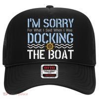 Sorry Docking Pontoon Captain Boat Pontooning Boating Gift Hat thumb 0