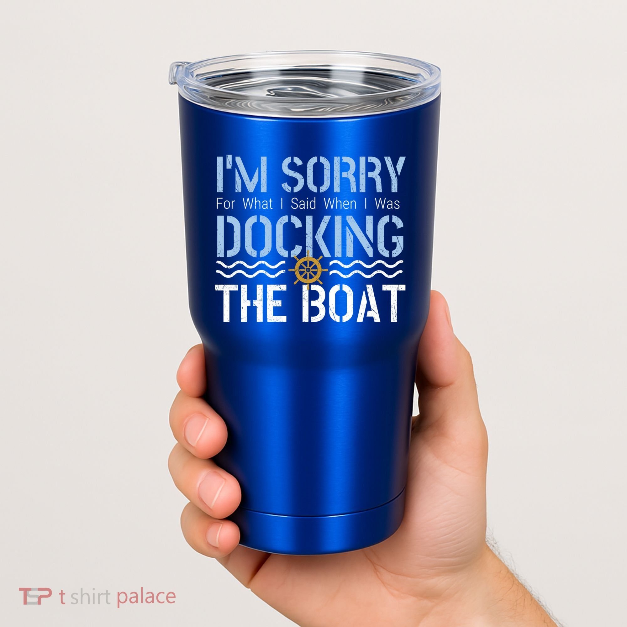 Sorry Docking Pontoon Captain Boat Pontooning Boating Gift Tumbler