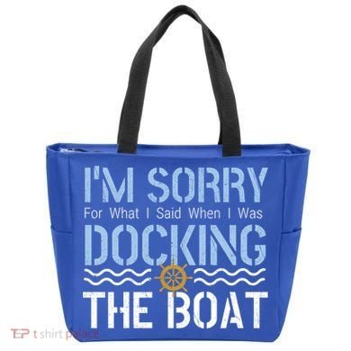 Sorry Docking Pontoon Captain Boat Pontooning Boating Gift Tote Bag