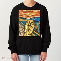 Scream Dog Painting Women's Sweatshirt thumb 0