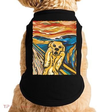 Scream Dog Painting Doggie Tank