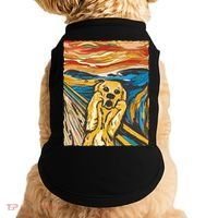 Scream Dog Painting Doggie Tank thumb 0