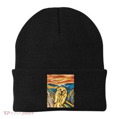 Scream Dog Painting Beanie