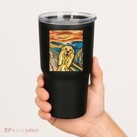 Scream Dog Painting Tumbler thumb 2