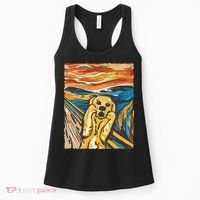 Scream Dog Painting Women's Tank Top thumb 0