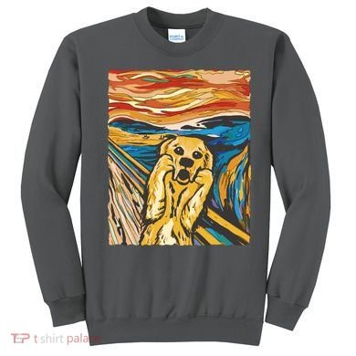 Scream Dog Painting Sweatshirt
